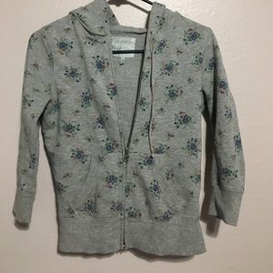 CUTE SLIM RETRO CROPPED HOODIE